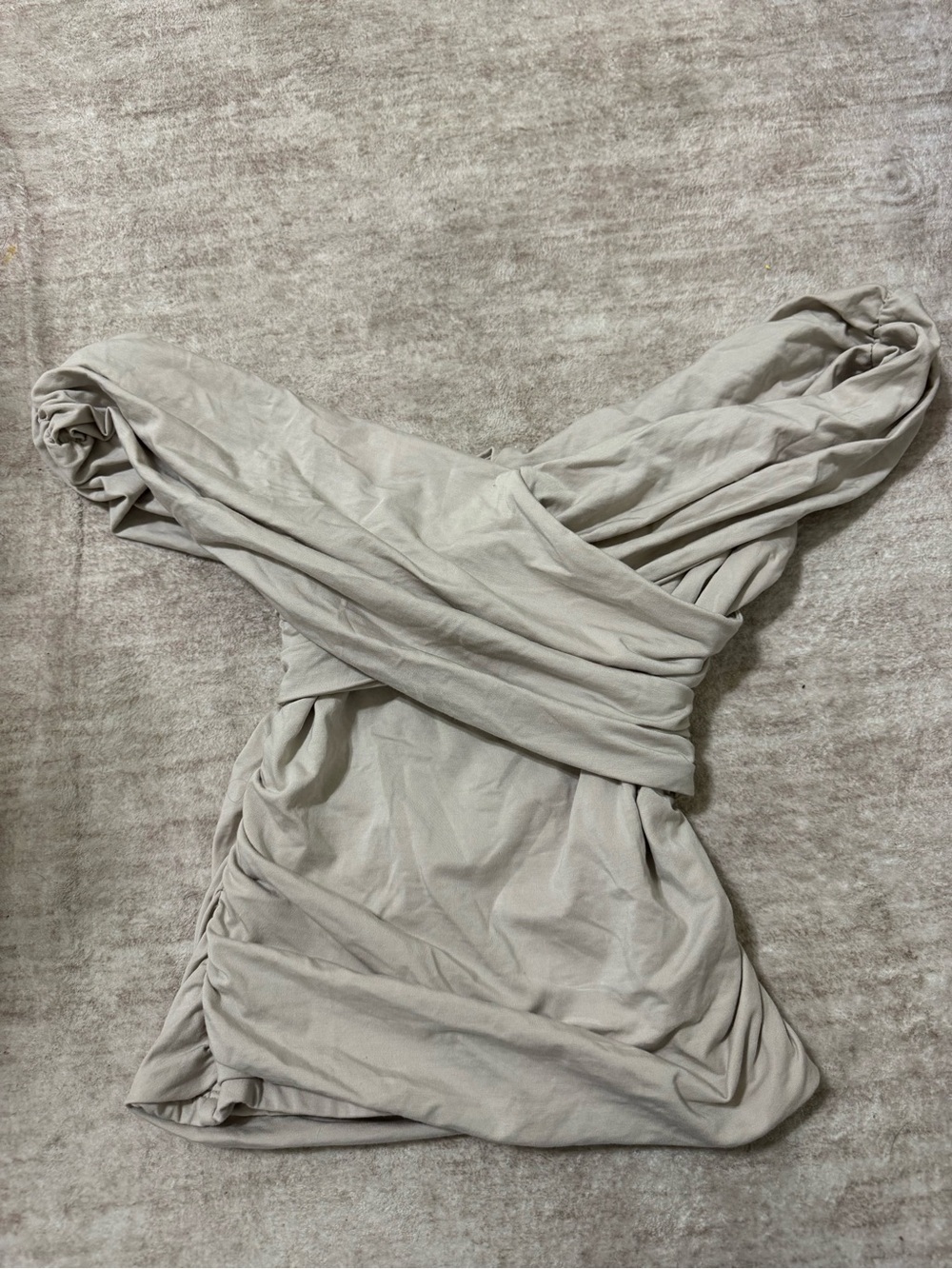 Abercrombie & fitch off the shoulder draped top size small